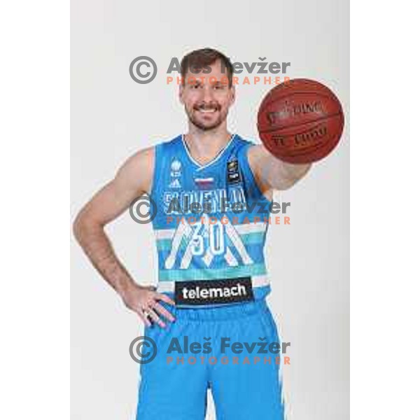 Zoran Dragic, member of Slovenia basketball team for Olympic Qualification tournament during photo session in Ljubljana, Slovenia on June 22, 2021