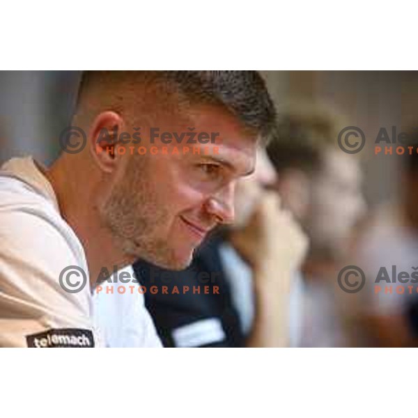 Slovenia Basketball team press conference in Rose Hotel Bled on June 25, 2021 before deprature to Olympic Qualification tournament in Lithuania