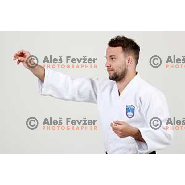 Adrian Gomboc, member of Slovenia Olympic Judo team for Tokyo Summer Olympic games during photo shooting in Ljubljana, Slovenia on June 14, 2021