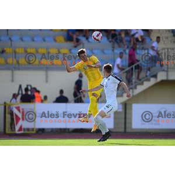 action during UEFA Conference League match between Domzale and Honka Espoo in Domzale, Slovenia on July 20, 2021