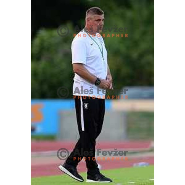 Head coach Savo Milosevic during UEFA Conference league qualification match between Olimpija (SLO) and Birkirkara (TUR) in Ljubljana, Slovenia on July 22, 2021