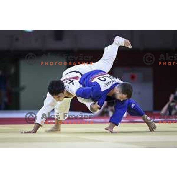 Adrian Gomboc (SLO) competes in Men’s -66 kg at Judo Tournament at Tokyo 2020 Summer Olympic Games, Japan on July 25, 2021