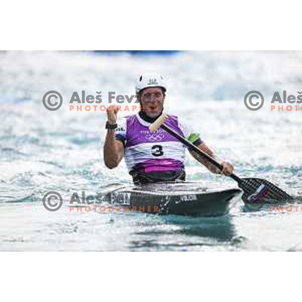 Benjamin Savsek, Olympic Champion in C-1 Canoe slalom at Tokyo 2020 Summer Olympic Games, Japan on July 26, 2021