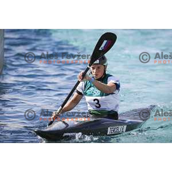 Eva Tercelj competes in Women’s kayak K-1 semi-final at Tokyo 2020 Summer Olympic Games, Japan on July 27, 2021