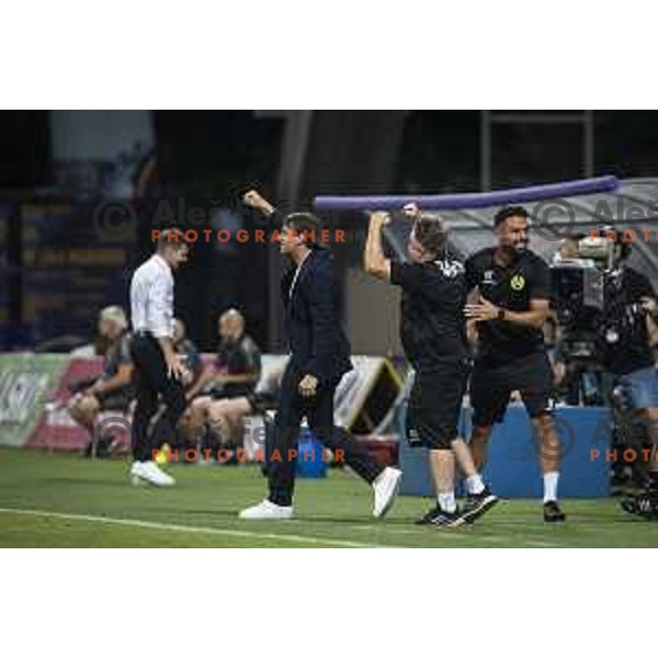 in action during UEFA Conference League qualifier football match between Maribor and Hammarby in Ljudski vrt, Maribor, Slovenia on July 29, 2021