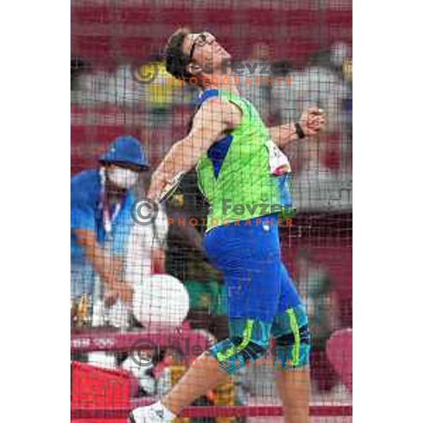 Kristjan Ceh (SLO) competes in the final of Men’s Discus Throw at Tokyo 2020 Summer Olympic Games, Japan on July 31, 2021