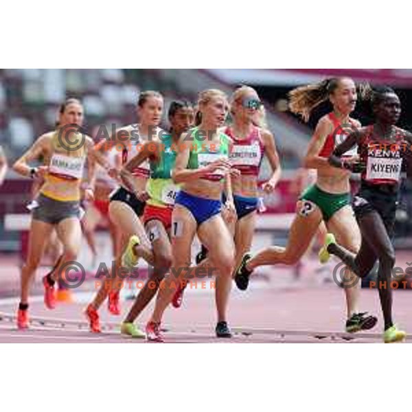 Marusa Mismas Zrimsek (SLO) competes in Women’s 3000 meters Steeple at Tokyo 2020 Summer Olympic Games, Japan on August 1, 2021