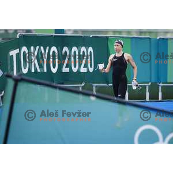 Spela Perse (SLO) competes in marathon swimming 10 km at Tokyo 2020 Summer Olympic Games, Japan on August 4, 2021
