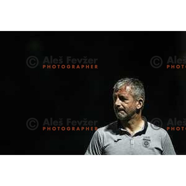 Dejan Djuranovic, head coach of Domzale during Prva liga Telemach football match between Aluminij and Domzale in Sportni park Kidricevo, Kidricevo, Slovenia on August 20, 2021