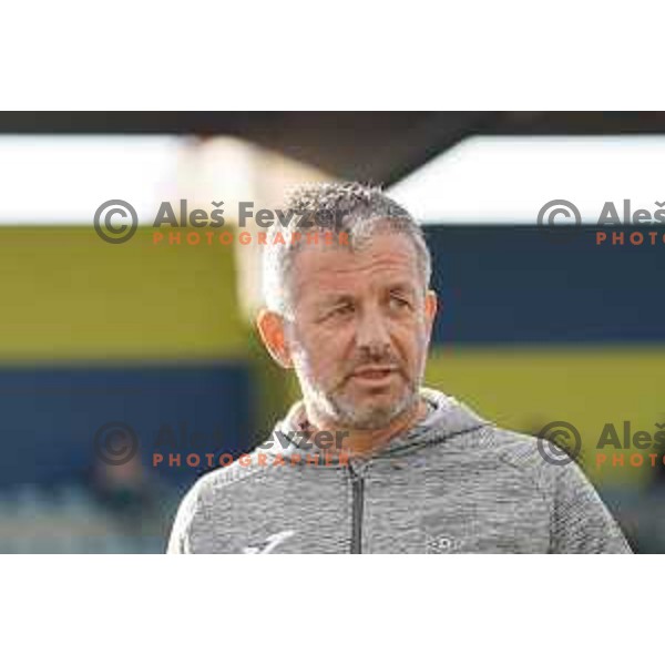 Head coach Dejan Djuranovic during Prva Liga Telemach football match between Domzale and Mura in Domzale, Slovenia on August 29, 2021