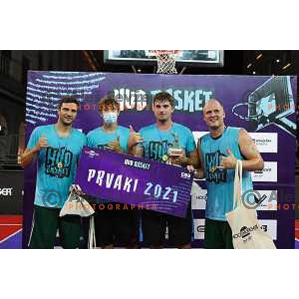 Final of Slovenian 3x3 Basketball National Championship in Ljubljana, Slovenia on August 13, 2021