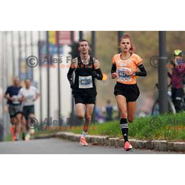 Klara Lukan competes at 25th Ljubljana Marathon, Slovenia on October 24, 2021