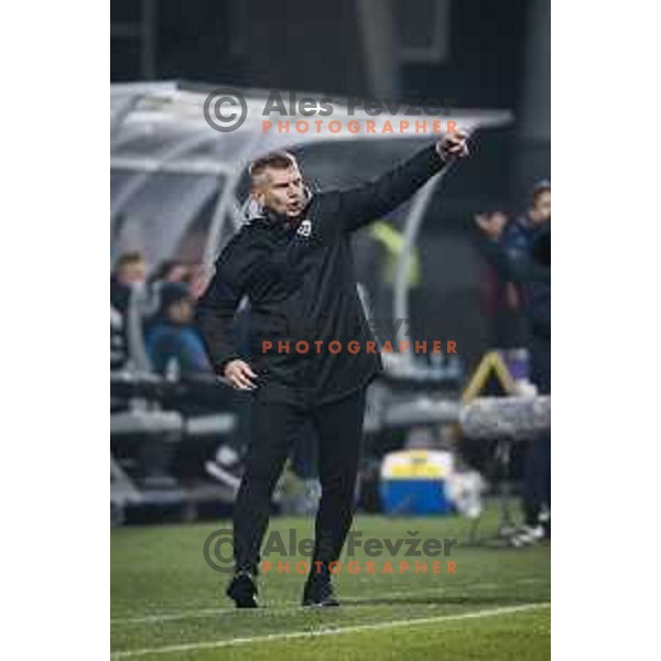 Radovan Karanovic, head coach of Maribor during Slovenian Cup 2021/22 football match between Maribor and Domzale in Ljudski vrt, Maribor, Slovenia on October 28, 2021