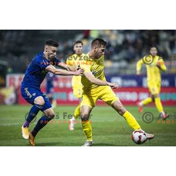 Rok Sirk in action during Slovenian Cup 2021/22 football match between Maribor and Domzale in Ljudski vrt, Maribor, Slovenia on October 28, 2021
