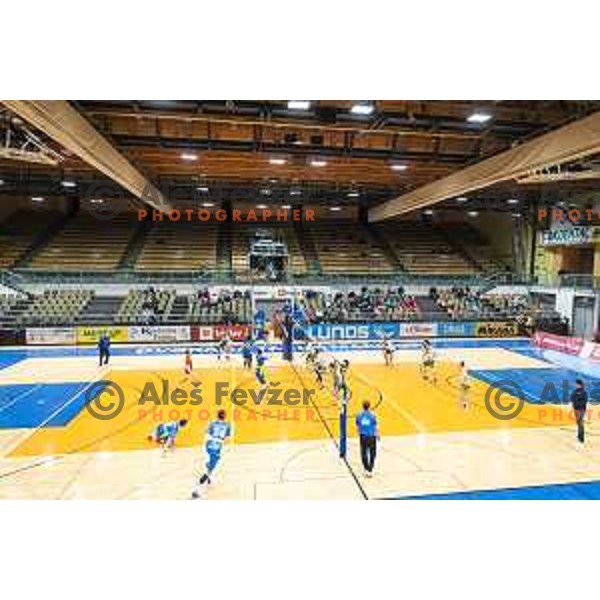 Venue during 1.DOL volleyball match between Merkur Maribor and Panvita Pomgrad in Dvorana Tabor, Maribor, Slovenia on November 10, 2021