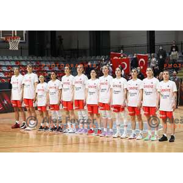 Of Slovenia in action during FIBA Women’s EuroBasket 2023 Qualifiers basketball match between Slovenia and Turkey in Ljubljana, Slovenia on November 11, 2021