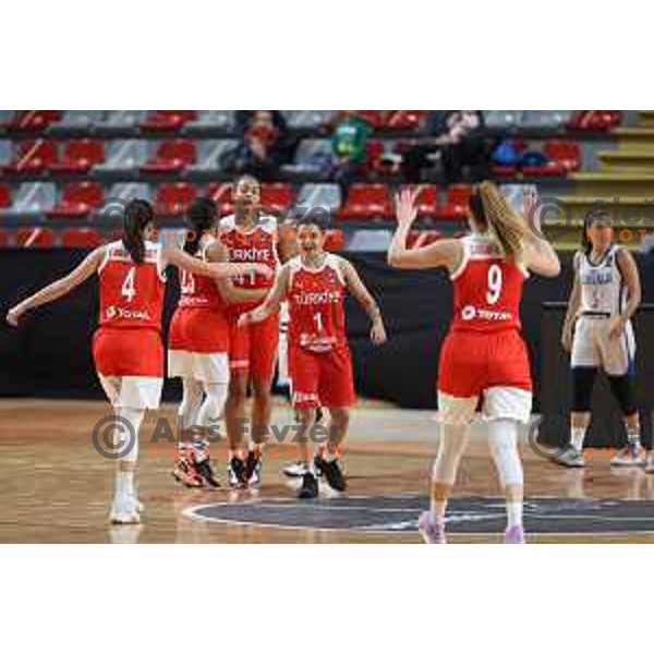 Of Slovenia in action during FIBA Women’s EuroBasket 2023 Qualifiers basketball match between Slovenia and Turkey in Ljubljana, Slovenia on November 11, 2021