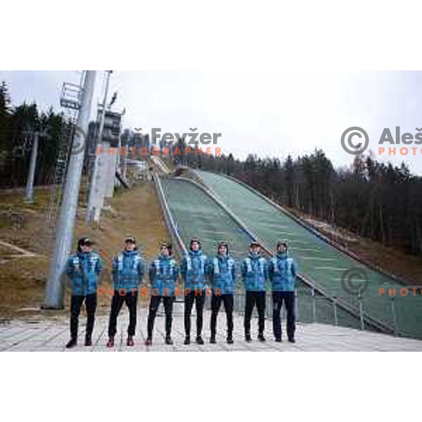 Slovenia ski-jumping team practice session in Planica, Slovenia on November 16, 2021