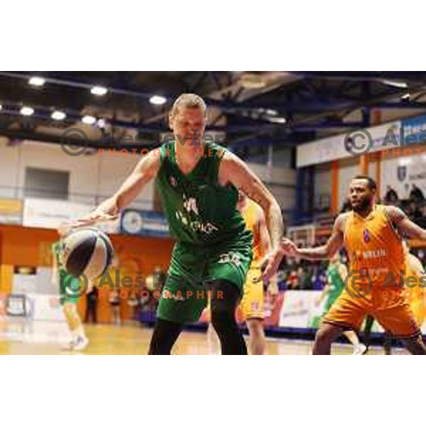 Jurij Macura in action during Nova KBM league match between Helios Suns and Krka in Domzale, Slovenia on November 16, 2021