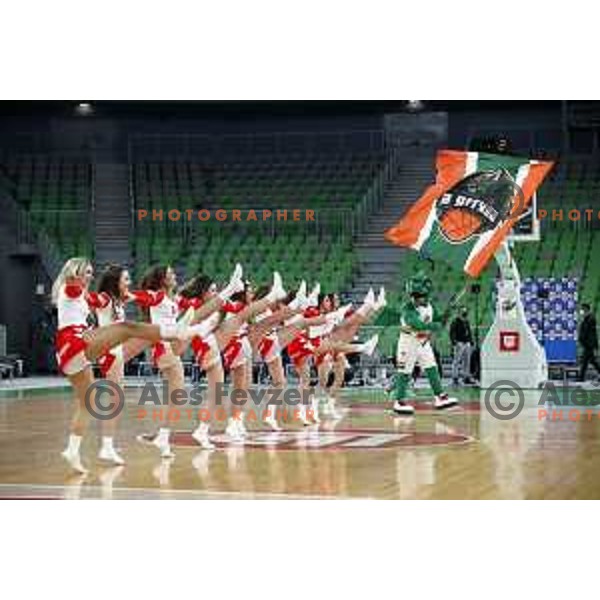 Of Cedevita Olimpija in action during 7days EuroCup regular season basketball match between Cedevita Olimpija and Virtus Segafredo in Stozice, Arena, Ljubljana, Slovenia on December 8, 2021