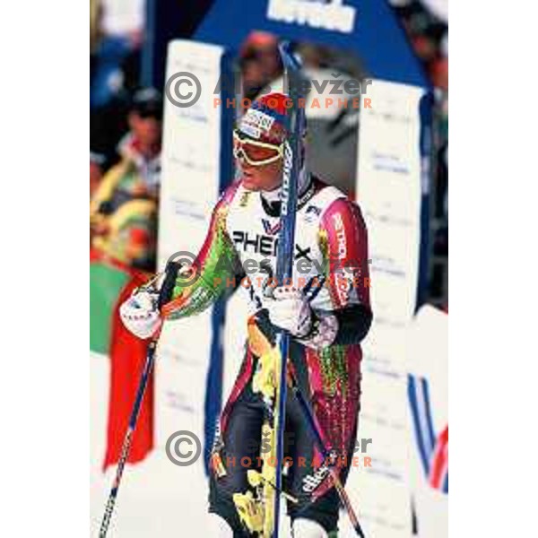 Andrej Miklavc of Slovenia, three times Olympian in Alpine skiing (Albertville 1992, Lillehammer 1994, Nagano 1998) at FIS Ski World Championships, Sierra Nevada, Spain 1997