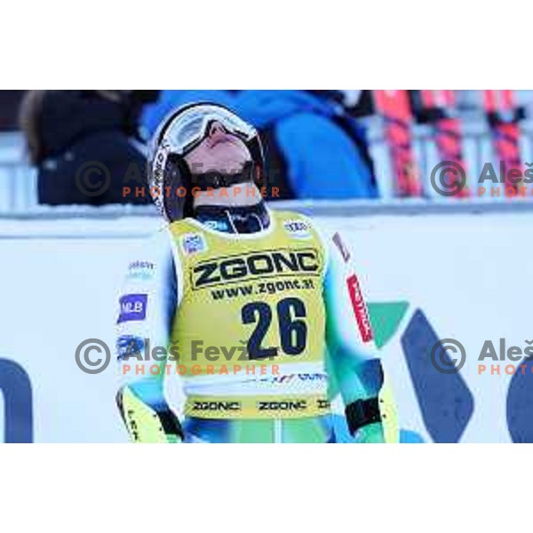 Tina Robnik at AUDI FIS Ski World Cup Giant Slalom for 58.Golden Fox-Zlata Lisica 2022 in Kranjska gora, Slovenia on January 8, 2022
