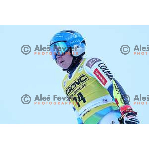 Meta Hrovat at AUDI FIS Ski World Cup Giant Slalom for 58.Golden Fox-Zlata Lisica 2022 in Kranjska gora, Slovenia on January 8, 2022