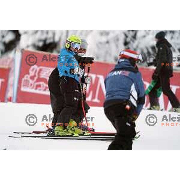 Neja Dvornik at AUDI FIS Ski World Cup Giant Slalom for 58.Golden Fox-Zlata Lisica 2022 in Kranjska gora, Slovenia on January 8, 2022