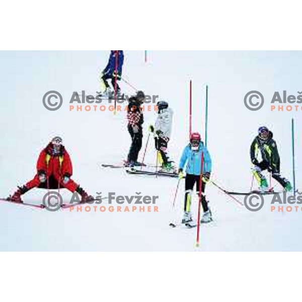 AUDI FIS Ski World Cup Slalom for 58.Golden Fox-Zlata Lisica 2022 in Kranjska gora, Slovenia on January 9, 2022