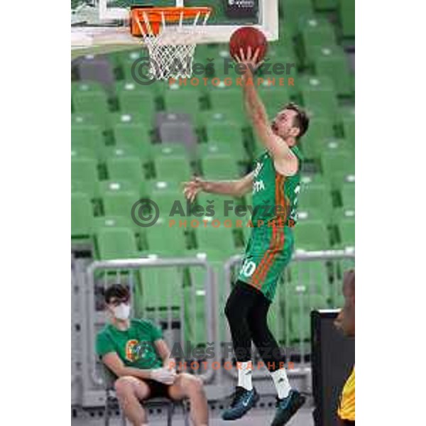 Zoran Dragic in action during 7days EuroCup regular season basketball match between Cedevita Olimpija and Gran Canaria in Stozice, Arena, Ljubljana, Slovenia on January 19, 2022