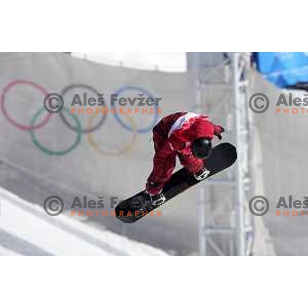 Laurie Blouin (CAN) competes in Qualifications in Women’s Slope Style at Beijing 2022 Winter Olympic Games, China on February 5, 2022