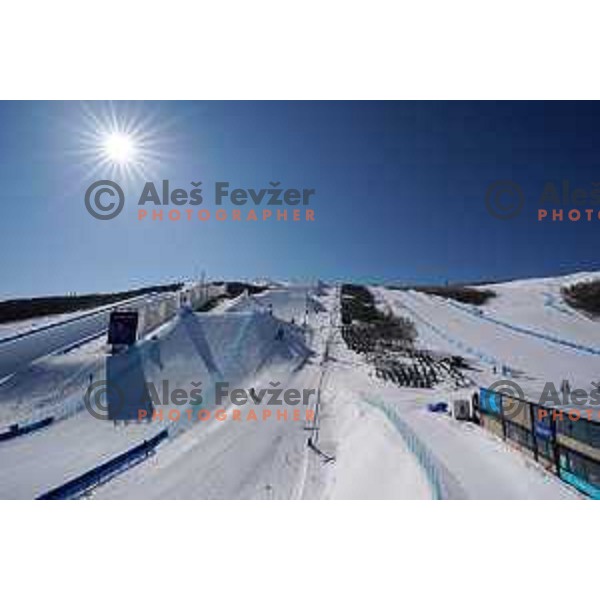 Genting Snowboard park, Zhangjiakou, Beijing 2022 Winter Olympic Games, China on February 5, 2022