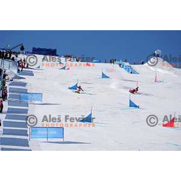 Snowboard Parallel Giant Slalom in Zhangjiakou Genting Snow Park, Beijing 2022 Winter Olympic Games, China on February 8, 2022