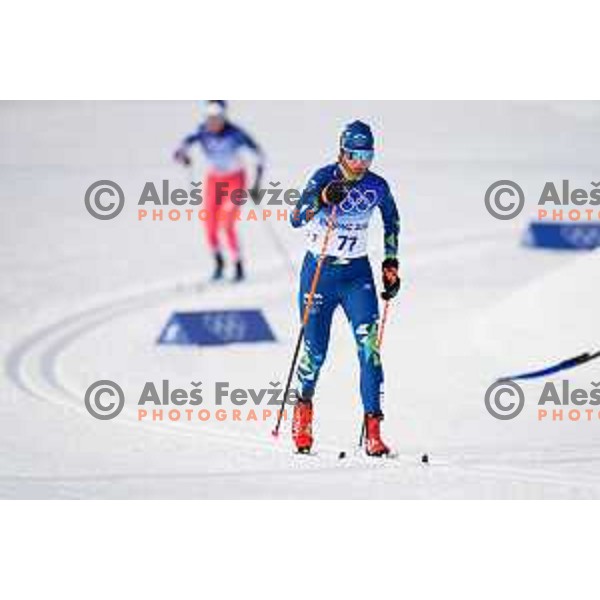 Neza Zerjav (SLO) competes in Women\'s Cross-Country 10 km Classic in Zhnagjiakou at Beijing 2022 Winter Olympic Games, China on February 10, 2022 