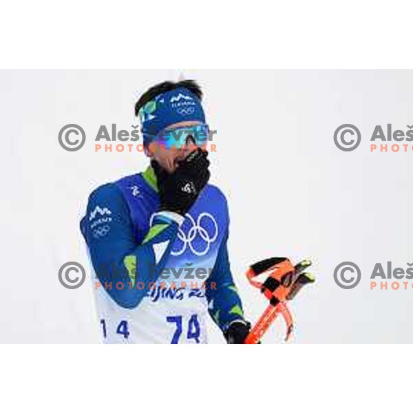 Miha Simenc (SLO) competes in Men\'s Cross-Country 15 km Classic in Zhnagjiakou at Beijing 2022 Winter Olympic Games, China on February 11, 2022