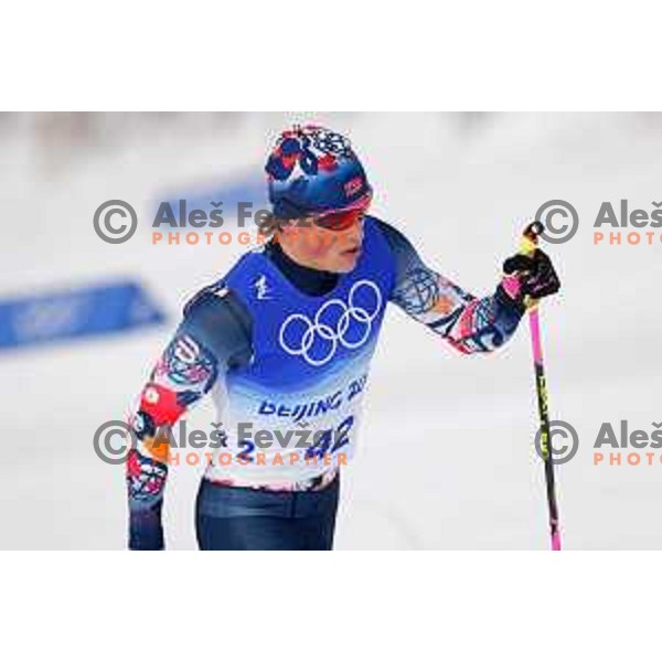 (SLO) competes in Men\'s Cross-Country 15 km Classic in Zhnagjiakou at Beijing 2022 Winter Olympic Games, China on February 11, 2022