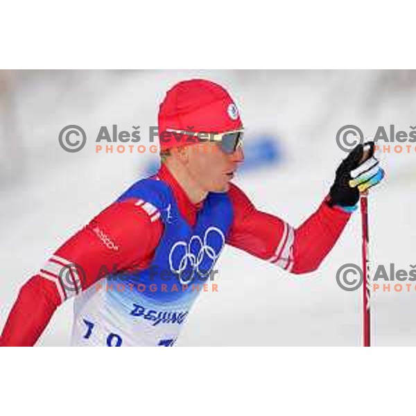(SLO) competes in Men\'s Cross-Country 15 km Classic in Zhnagjiakou at Beijing 2022 Winter Olympic Games, China on February 11, 2022