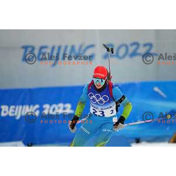 Polona Klemencic (SLO) competes in Women’s Biathlon Sprint 7.5 km in Zhnagjiakou at Beijing 2022 Winter Olympic Games, China on February 11, 2022