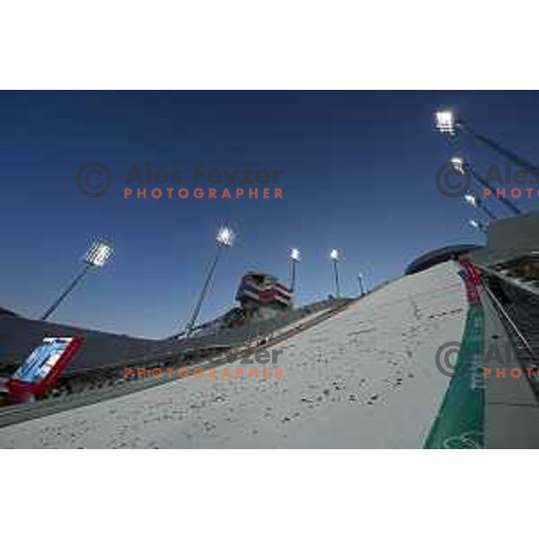 Ski Jumping Men’s Team Competition in Zhangjiakou venue of Beijing 2022 Winter Olympic Games, China on February 14, 2022