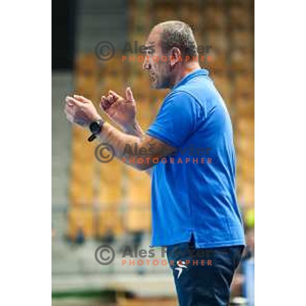 Dragan Adzic in action during Slovenia-North Macedonia, EURO Cup Women 2022 Group phase in Celje, Slovenia on March 3, 2022