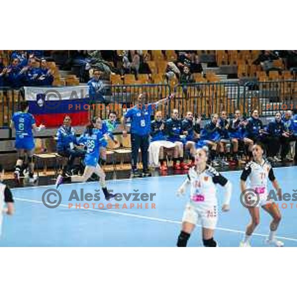 in action during Slovenia-North Macedonia, EURO Cup Women 2022 Group phase in Celje, Slovenia on March 3, 2022