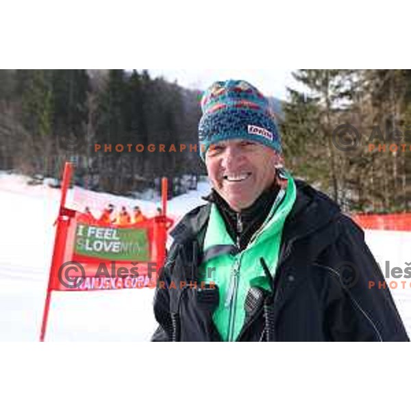 Janez Smitek at AUDI FIS Ski World Cup Giant Slalom for 61.Vitranc Cup in Kranjska gora, Slovenia on March 12, 2022