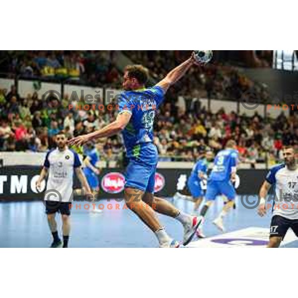 Darko Cingesar in action during World championship 2023 qualifications match between Slovenia and Italy in Celje, Slovenia on March 20, 2022