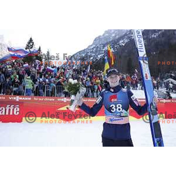 Ziga Jelar, winner of FIS Ski-jumping World Cup Final in Planica, Slovenia on March 25, 2022 