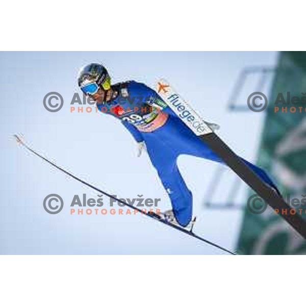 Timi Zajc at FIS Ski-jumping World Cup Final in Planica, Slovenia on March 25, 2022