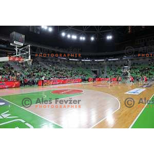 in action during ABA league regular season basketball match between Cedevita Olimpija and Borac in Stozice, Arena, Ljubljana, Slovenia on April 16, 2022