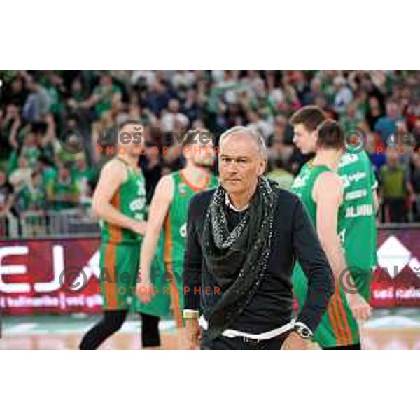 Emil Tedeschi during quarter-final of 7days EuroCup basketball match between Cedevita Olimpija and Frutti Extra Bursaspor in Stozice, Arena, Ljubljana, Slovenia on April 27, 2022