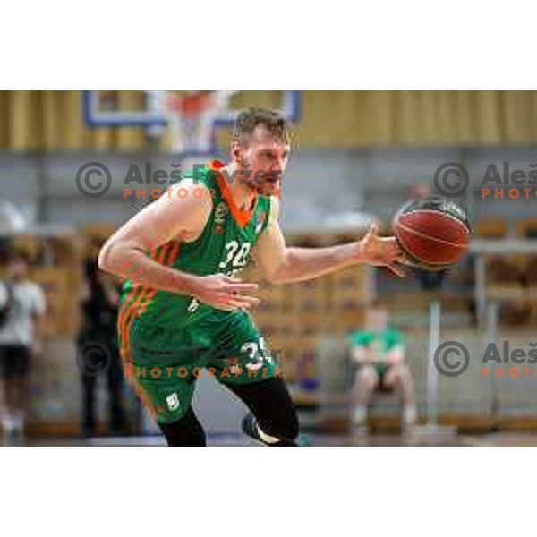 Zoran Dragic of Cedevita Olimpija in action during ABA league play-off basketball match between Cedevita Olimpija and Igokea in Tivoli Hall, Ljubljana, Slovenia on April 30, 2022