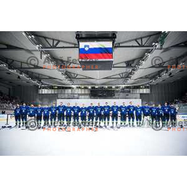 during IIHF Ice-hockey World Championship 2022 division I group A match between Slovenia and South Korea in Ljubljana, Slovenia on May 8, 2022