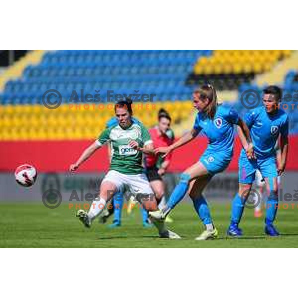 Action during Slovenian Women\'s Cup between Ljubljana and Olimpija in Celje Slovenia on May 11, 2022